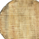 20" Beige Solid Wood Round End Table - Homeroots - Flyclothing LLC