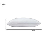 Lux Sateen Down Alternative Queen Size Firm Pillow - Homeroots - Flyclothing LLC