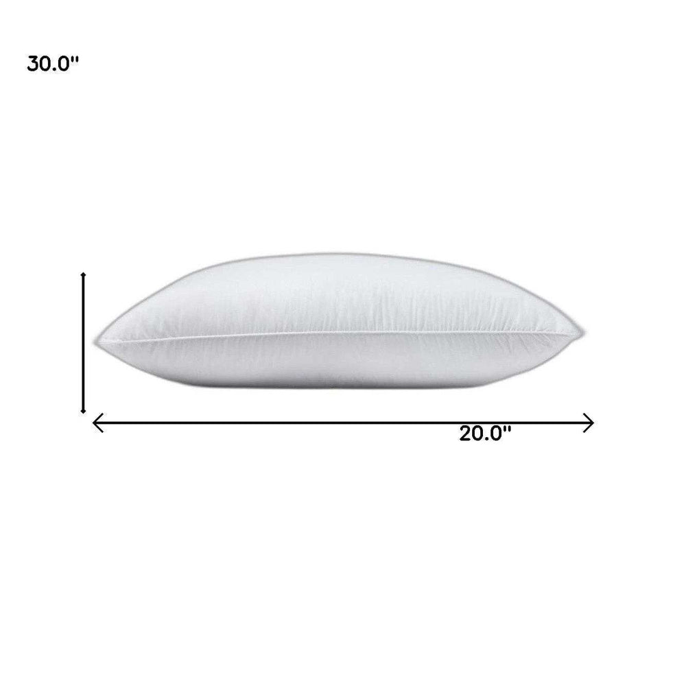 Set Of 2 Lux Sateen Down Alternative Queen Size Medium Pillows - Homeroots - Flyclothing LLC