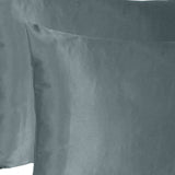 Gray Dreamy Set Of 2 Silky Satin King Pillowcases - Homeroots - Flyclothing LLC