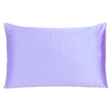 Purple Dreamy Set Of 2 Silky Satin King Pillowcases - Homeroots - Flyclothing LLC