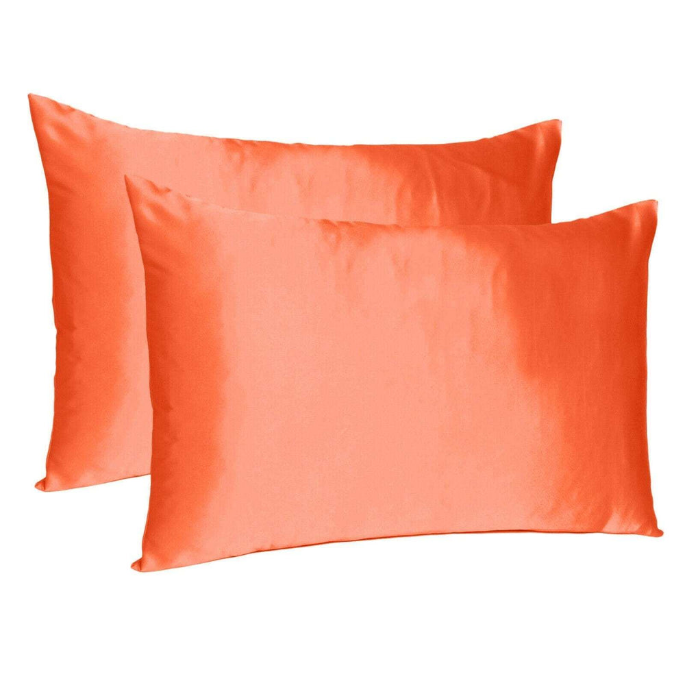 Poppy Dreamy Set Of 2 Silky Satin King Pillowcases - Homeroots - Flyclothing LLC