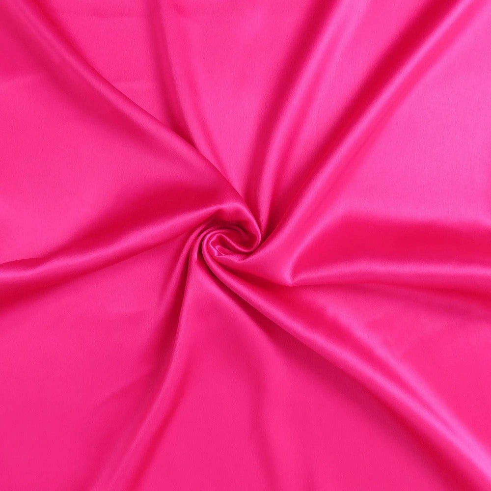 Fuchsia Dreamy Set Of 2 Silky Satin King Pillowcases - Homeroots - Flyclothing LLC