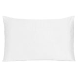 White Dreamy Set Of 2 Silky Satin Standard Pillowcases - Homeroots - Flyclothing LLC
