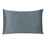 Gray Dreamy Set Of 2 Silky Satin Standard Pillowcases - Homeroots - Flyclothing LLC