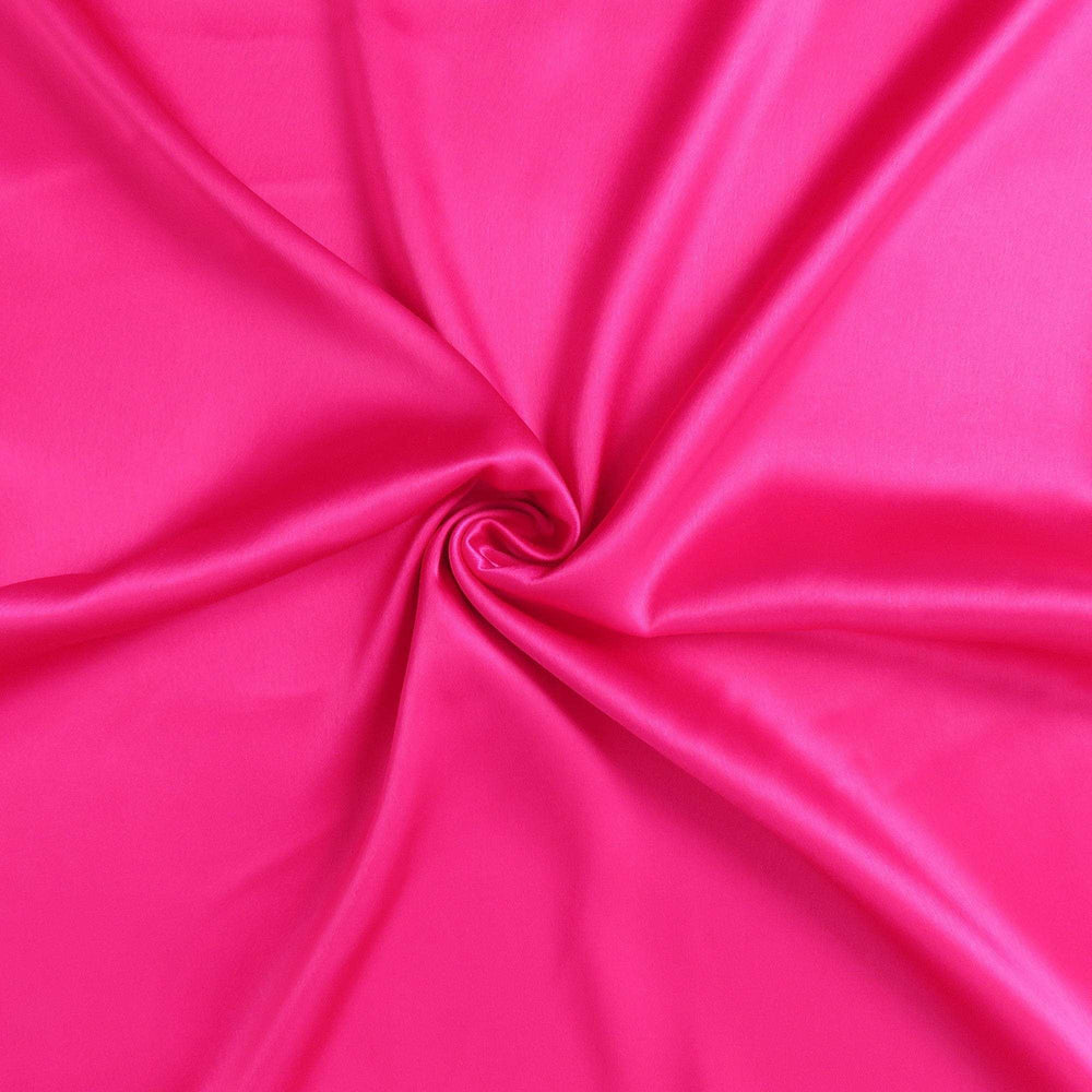 Fuchsia Dreamy Set Of 2 Silky Satin Standard Pillowcases - Homeroots - Flyclothing LLC