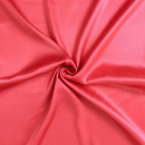 Poppy Red Dreamy Set Of 2 Silky Satin Standard Pillowcases - Homeroots - Flyclothing LLC