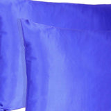 Royal Blue Dreamy Set Of 2 Silky Satin Standard Pillowcases - Homeroots - Flyclothing LLC