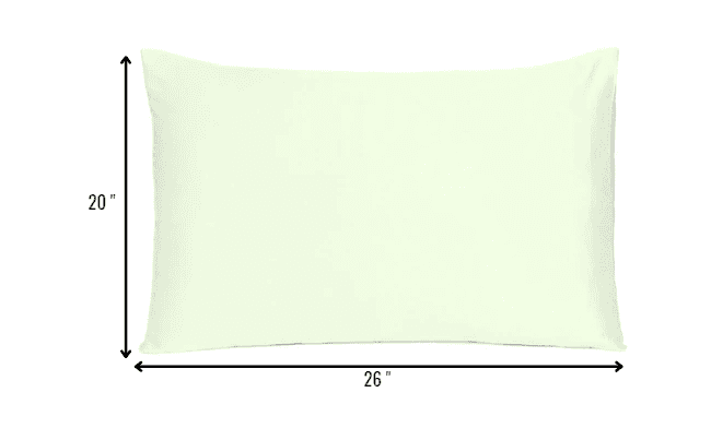 Ivory Dreamy Set Of 2 Silky Satin Standard Pillowcases - Homeroots - Flyclothing LLC