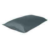Gray Dreamy Set Of 2 Silky Satin Queen Pillowcases - Homeroots - Flyclothing LLC