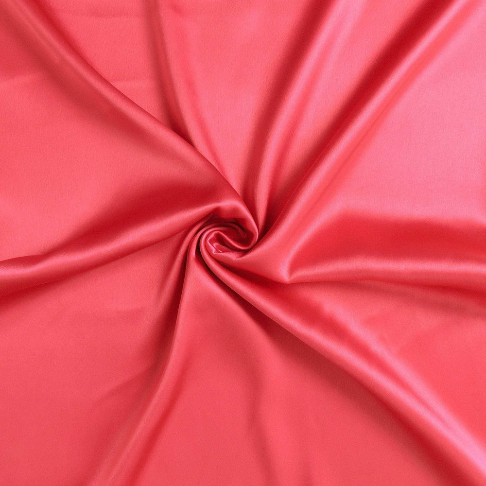 Poppy Red Dreamy Set Of 2 Silky Satin Queen Pillowcases - Homeroots - Flyclothing LLC