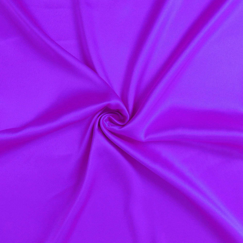 Bright Purple Dreamy Set Of 2 Silky Satin Queen Pillowcases - Homeroots - Flyclothing LLC
