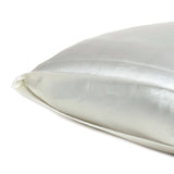 White Dreamy Set Of 2 Silky Satin Queen Pillowcases - Homeroots - Flyclothing LLC