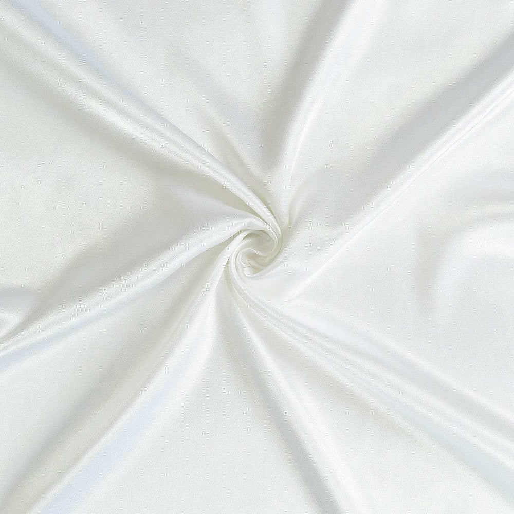 White Dreamy Set Of 2 Silky Satin Queen Pillowcases - Homeroots - Flyclothing LLC