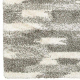 2' X 3' Gray And Ivory Geometric Pattern Scatter Rug - Homeroots - Flyclothing LLC