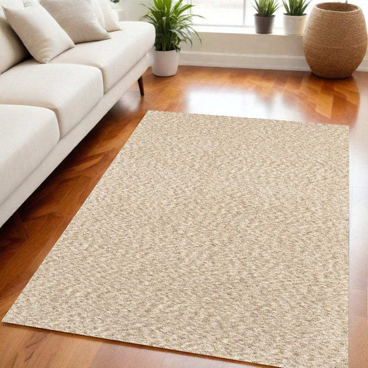 5' X 7' Modern Soft Tan Indoor Area Rug - Homeroots - Flyclothing LLC