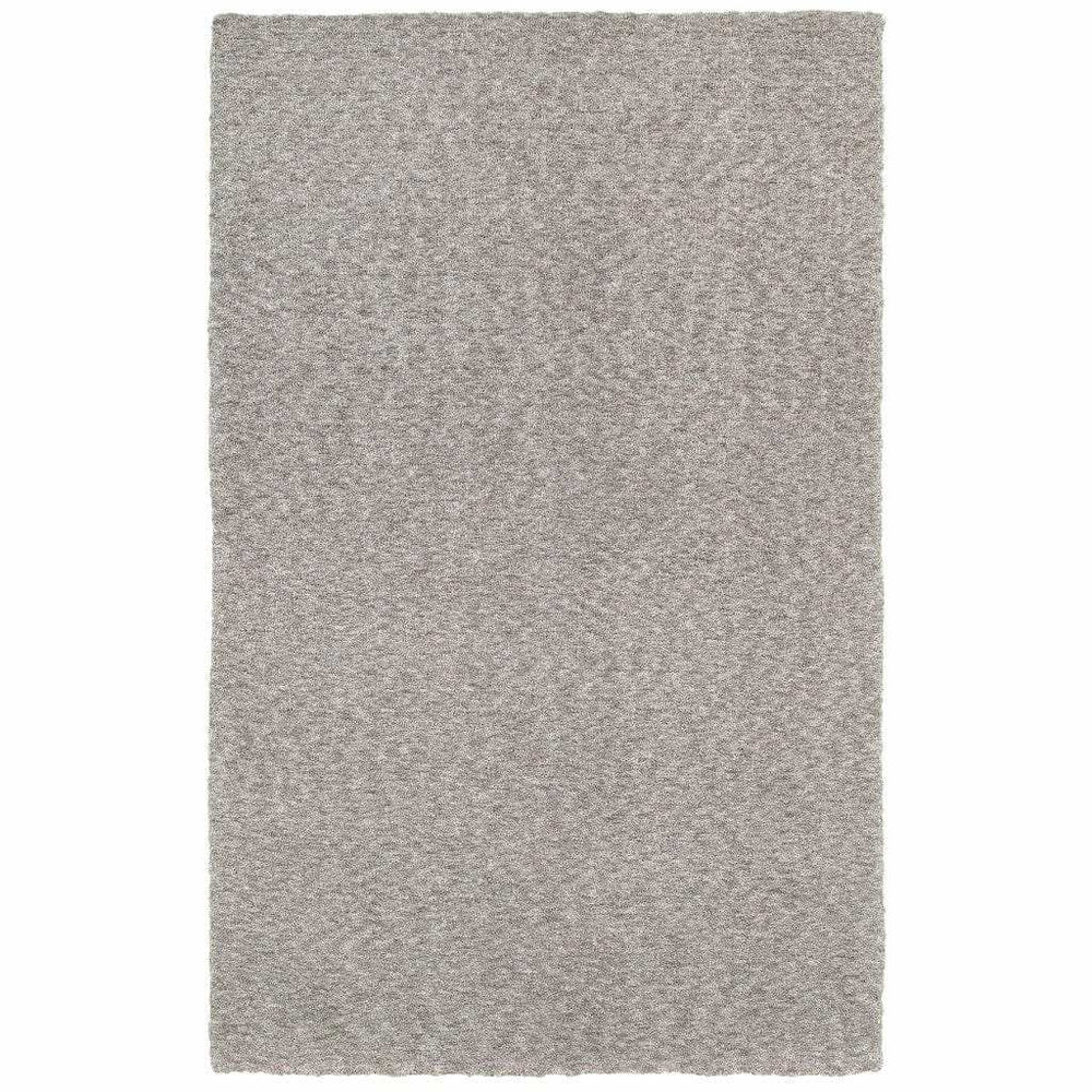 5' X 7' Modern Shaggy Soft Gray Indoor Area Rug - Homeroots - Flyclothing LLC