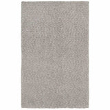 5' X 7' Modern Shaggy Soft Gray Indoor Area Rug - Homeroots - Flyclothing LLC
