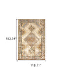 10' X 13' Gray And Beige Aztec Pattern Area Rug - Homeroots - Flyclothing LLC