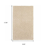 8' X 11' Modern Soft Tan Indoor Area Rug - Homeroots - Flyclothing LLC