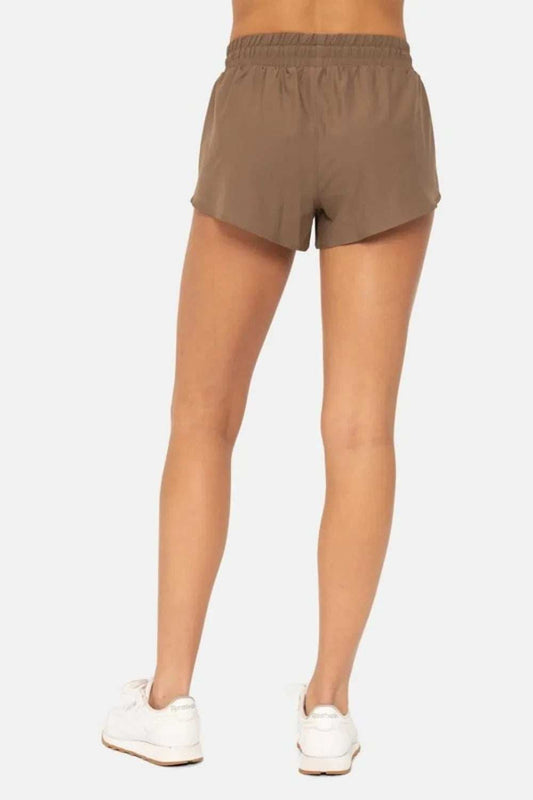 MONO B Drawcord Mini Shorts - Trendsi - Flyclothing LLC