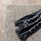 10' X 13' Modern Shaggy Soft Gray Indoor Area Rug - Homeroots - Flyclothing LLC
