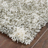 10' X 13' Gray And Ivory Distressed Abstract Area Rug - Homeroots - Flyclothing LLC