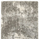 10' X 13' Gray And Ivory Distressed Abstract Area Rug - Homeroots - Flyclothing LLC