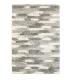 10' X 13' Gray And Ivory Geometric Pattern Area Rug - Homeroots - Flyclothing LLC