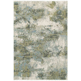 3' X 5' Blue Green Power Loom Area Rug - Homeroots - Flyclothing LLC