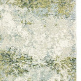 10' X 14' Blue Green Power Loom Runner Rug - Homeroots - Flyclothing LLC