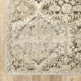 10' X 13' Ivory And Gray Floral Trellis Indoor Area Rug - Homeroots - Flyclothing LLC