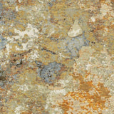 10' X 13' Gold and Ivory Power Loom Area Rug - Homeroots - Flyclothing LLC