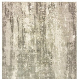 9' X 12' Gray And Ivory Abstract Splash Indoor Area Rug - Homeroots - Flyclothing LLC