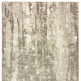 10' X 14' Gray And Ivory Abstract Splash Indoor Area Rug - Homeroots - Flyclothing LLC