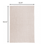 5' x 8' Brown Non Slip Outdoor Rug Pad - Homeroots - Flyclothing LLC