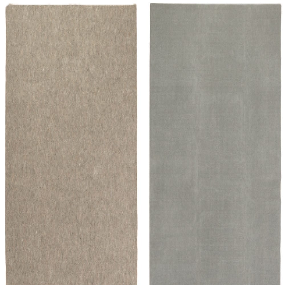 2" X 12" Grey Non Slip Runner Rug Pad - Homeroots