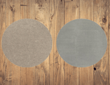 6" Round Grey Non Slip Rug Pad - Homeroots