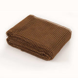 8' Round Brown Non Slip Indoor Outdoor Rug Pad - Homeroots - Flyclothing LLC