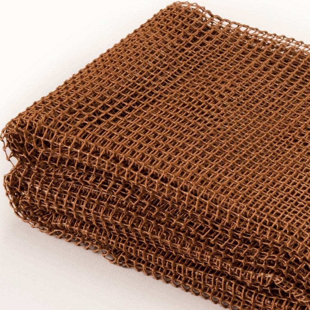 9' x 12' Brown Non Slip Indoor Outdoor Rug Pad - Homeroots - Flyclothing LLC