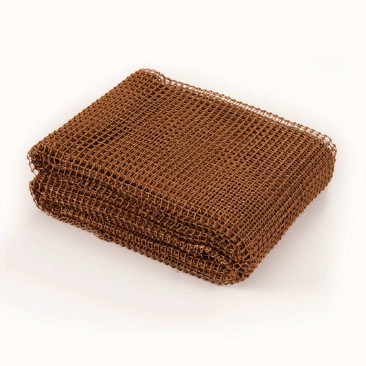 9' x 12' Brown Non Slip Indoor Outdoor Rug Pad - Homeroots - Flyclothing LLC