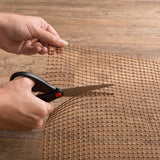 9' x 12' Brown Non Slip Indoor Outdoor Rug Pad - Homeroots - Flyclothing LLC