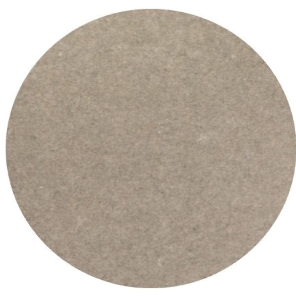 8" Round Grey Non Slip Rug Pad - Homeroots