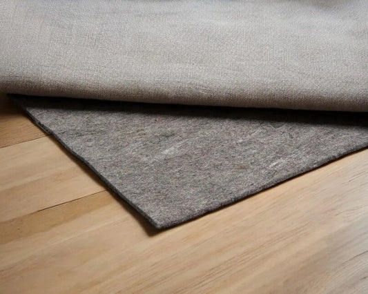 8" X 10" Grey Non Slip Rug Pad - Homeroots