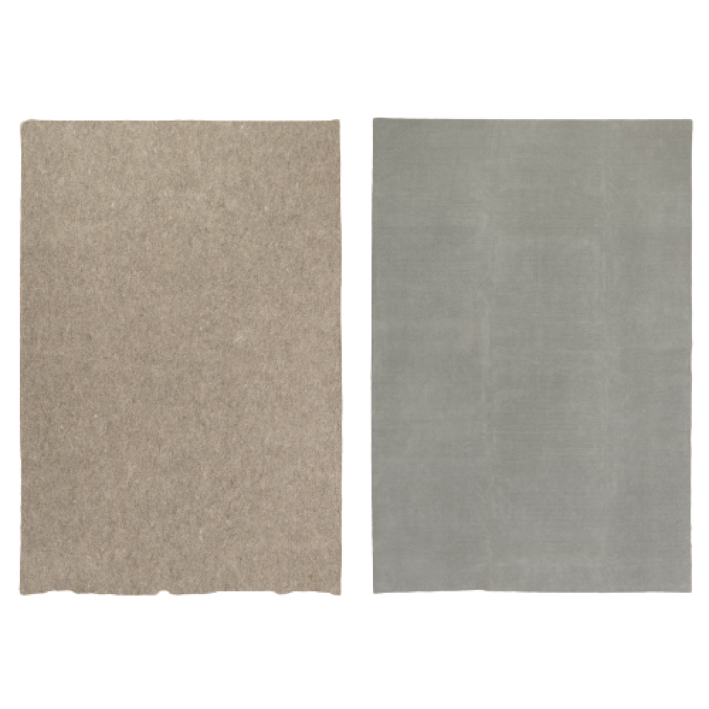 8" X 10" Grey Non Slip Rug Pad - Homeroots