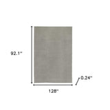 8' X 11' Grey Non Slip Rug Pad - Homeroots - Flyclothing LLC