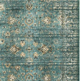 10' X 13' Peacock Blue And Ivory Indoor Area Rug - Homeroots - Flyclothing LLC
