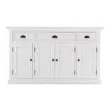Large Modern Farmhouse White Cabinet - Homeroots - Flyclothing LLC