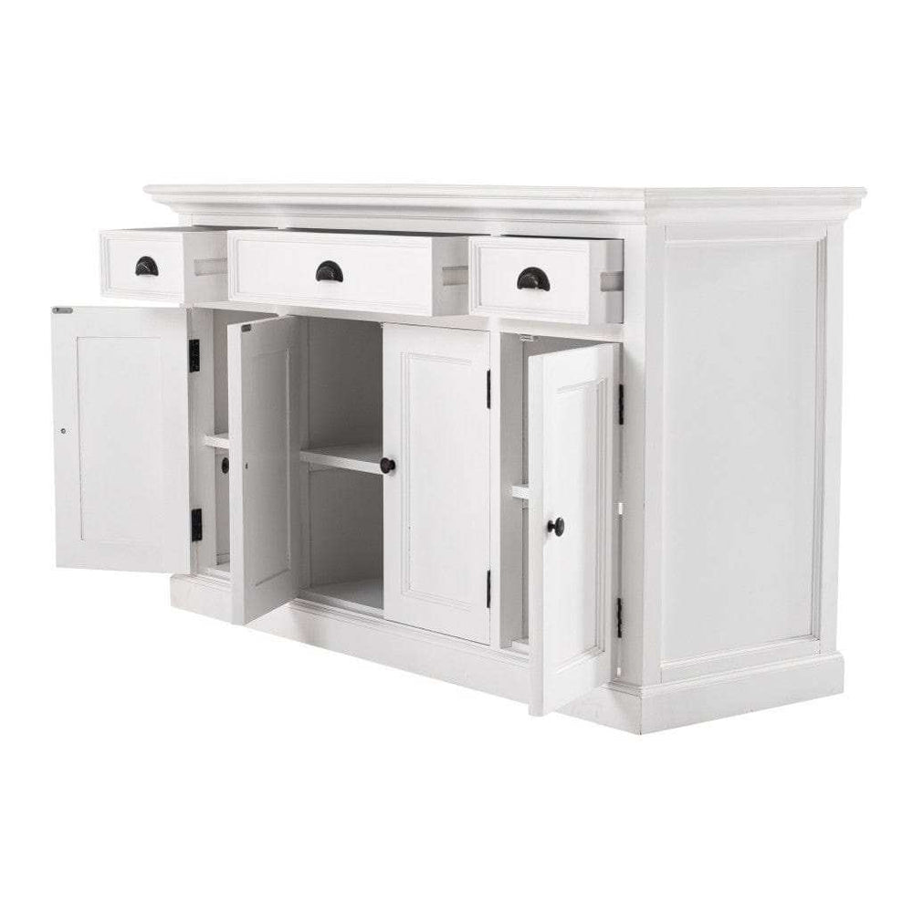 Large Modern Farmhouse White Cabinet - Homeroots - Flyclothing LLC