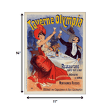 Taverne Olympia French Restaurant Unframed Print Wall Art - Homeroots - Flyclothing LLC